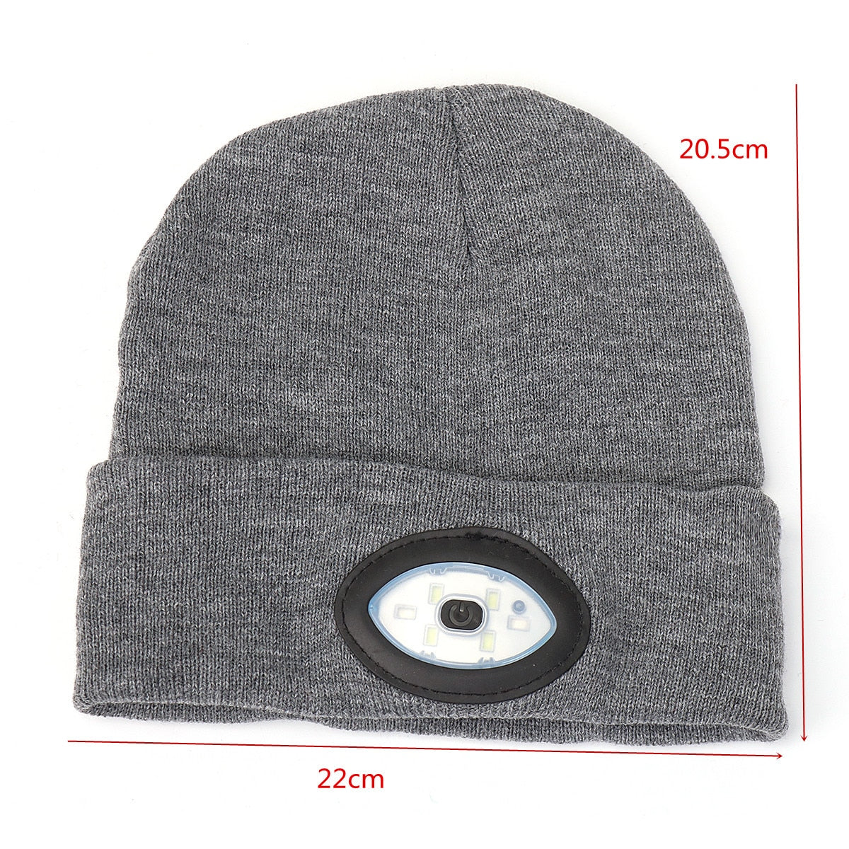 6 LED Headlamp Beanie Rechargeable Lighted Hat With LED Head Light Flashlight For Outdoor Evening Sport Fishing Camping