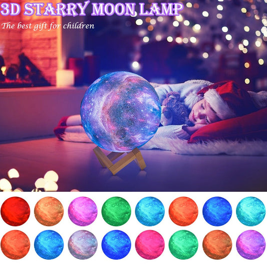 3D LED Moon Lamp