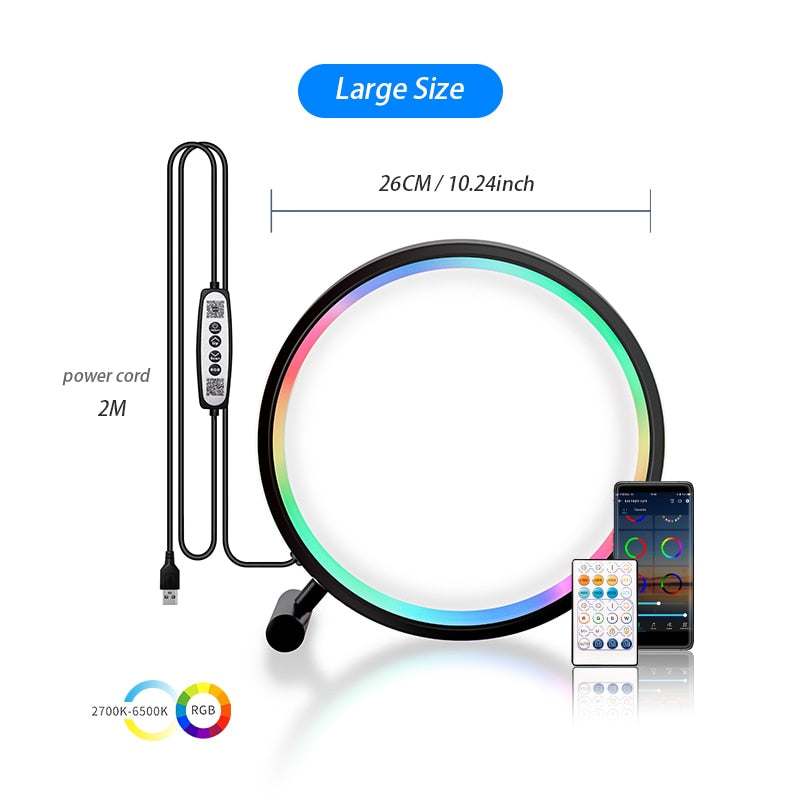 Mini Smart Magnetic atmospheric table lamp