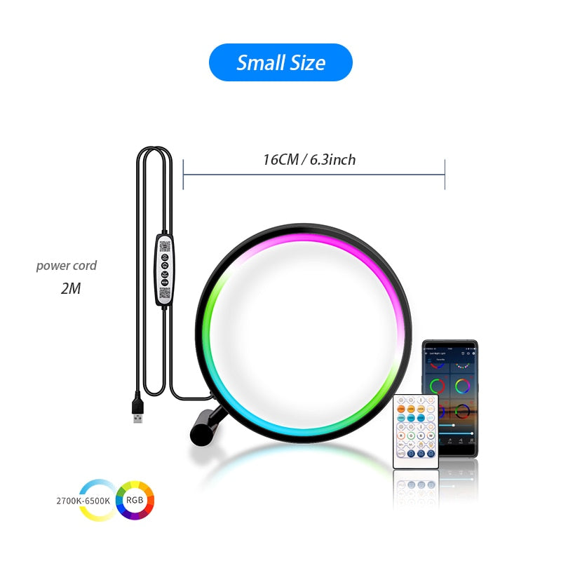 Mini Smart Magnetic atmospheric table lamp